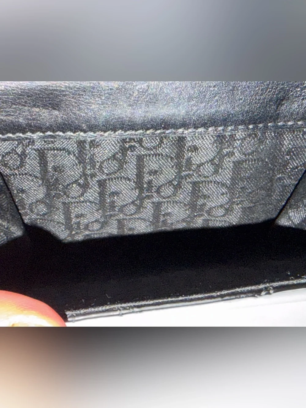 ✨ AUTHENTIC Christian Dior Black Patent Leather Cannage Wallet 🔥Excellent Pre-Ow